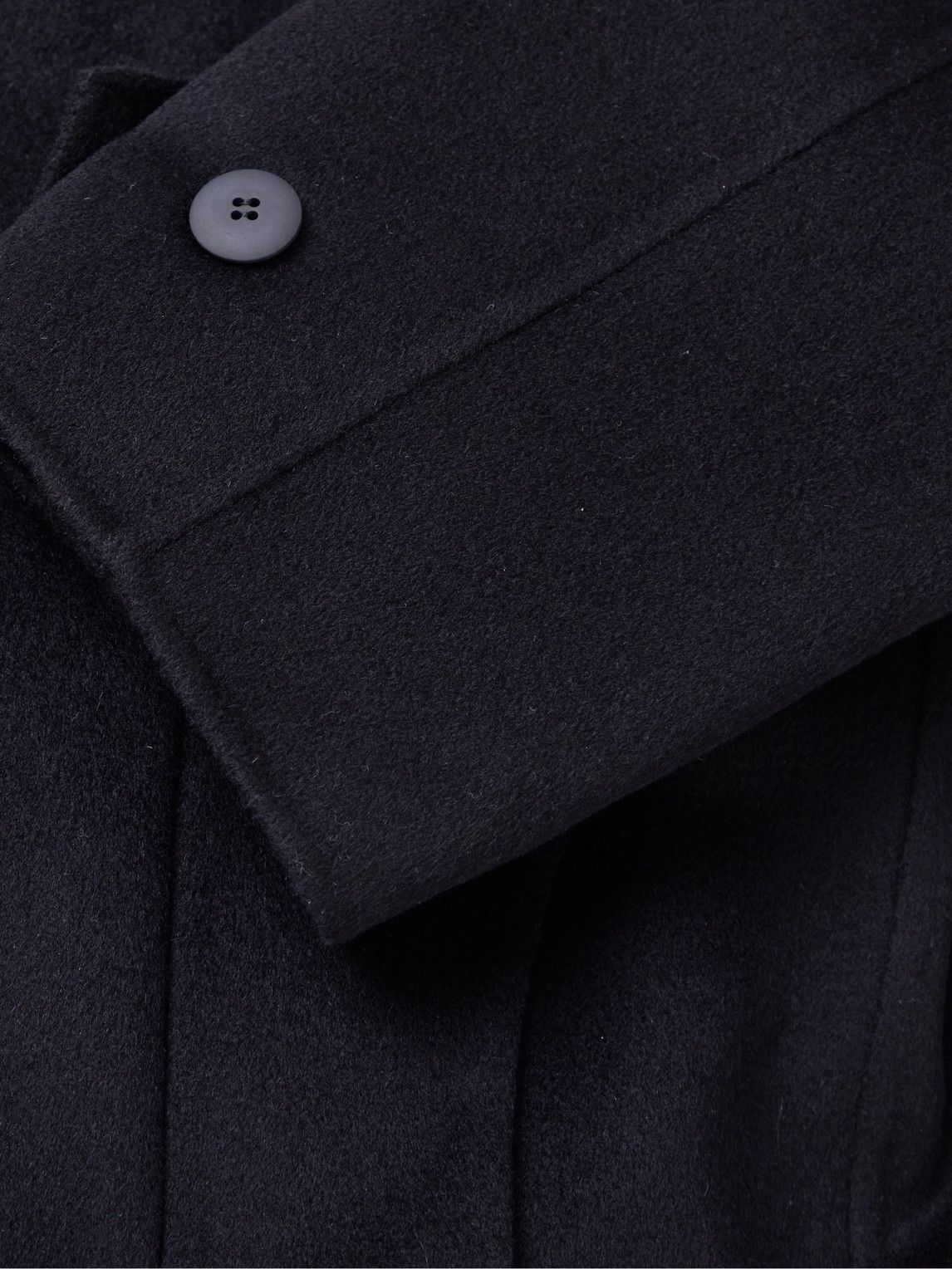 Giorgio Armani - Double-Breasted Belted Cashmere Coat - Blue