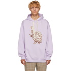 Acne Studios Purple Turtle Fala Hoodie