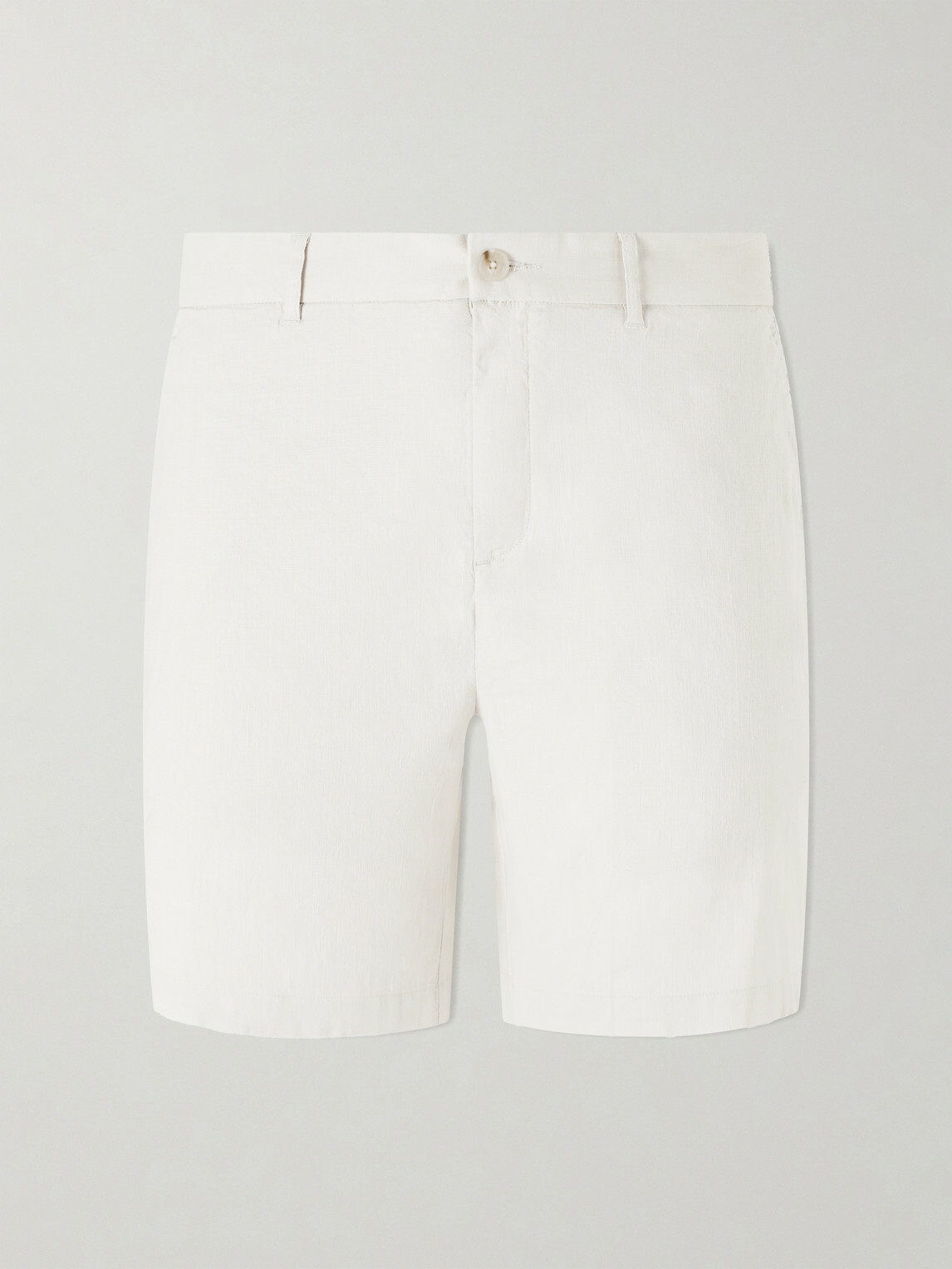 Onia - Straight-Leg Linen-Blend Shorts - White
