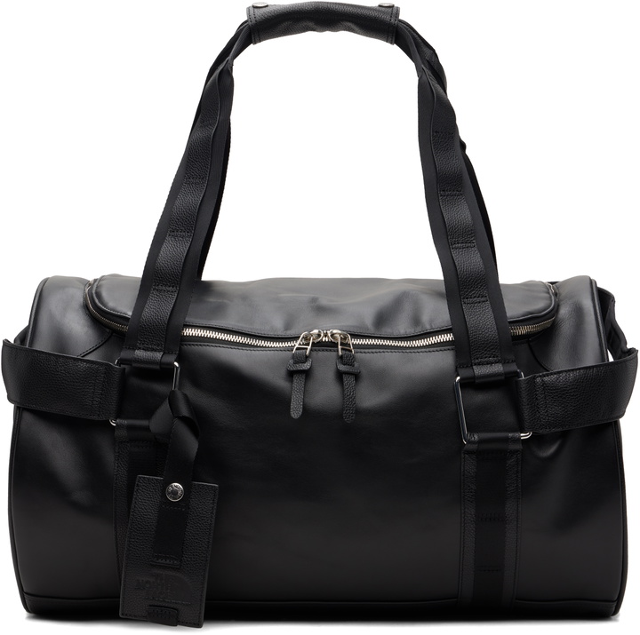 Photo: The North Face Black Base Camp Leather Duffle Bag