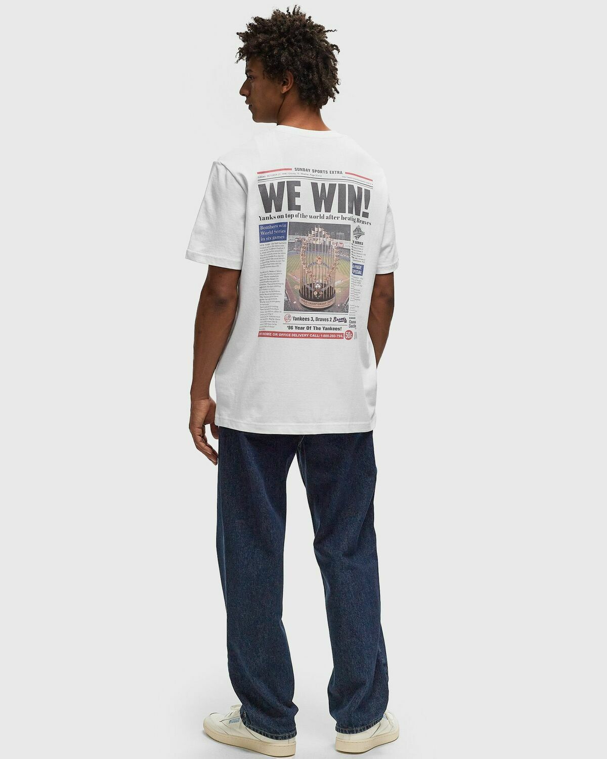 Fanatics Champs Elevated Tee Yankees White Mens Shortsleefe