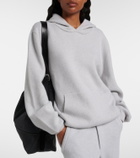 God's True Cashmere Cashmere hoodie with rose quartz