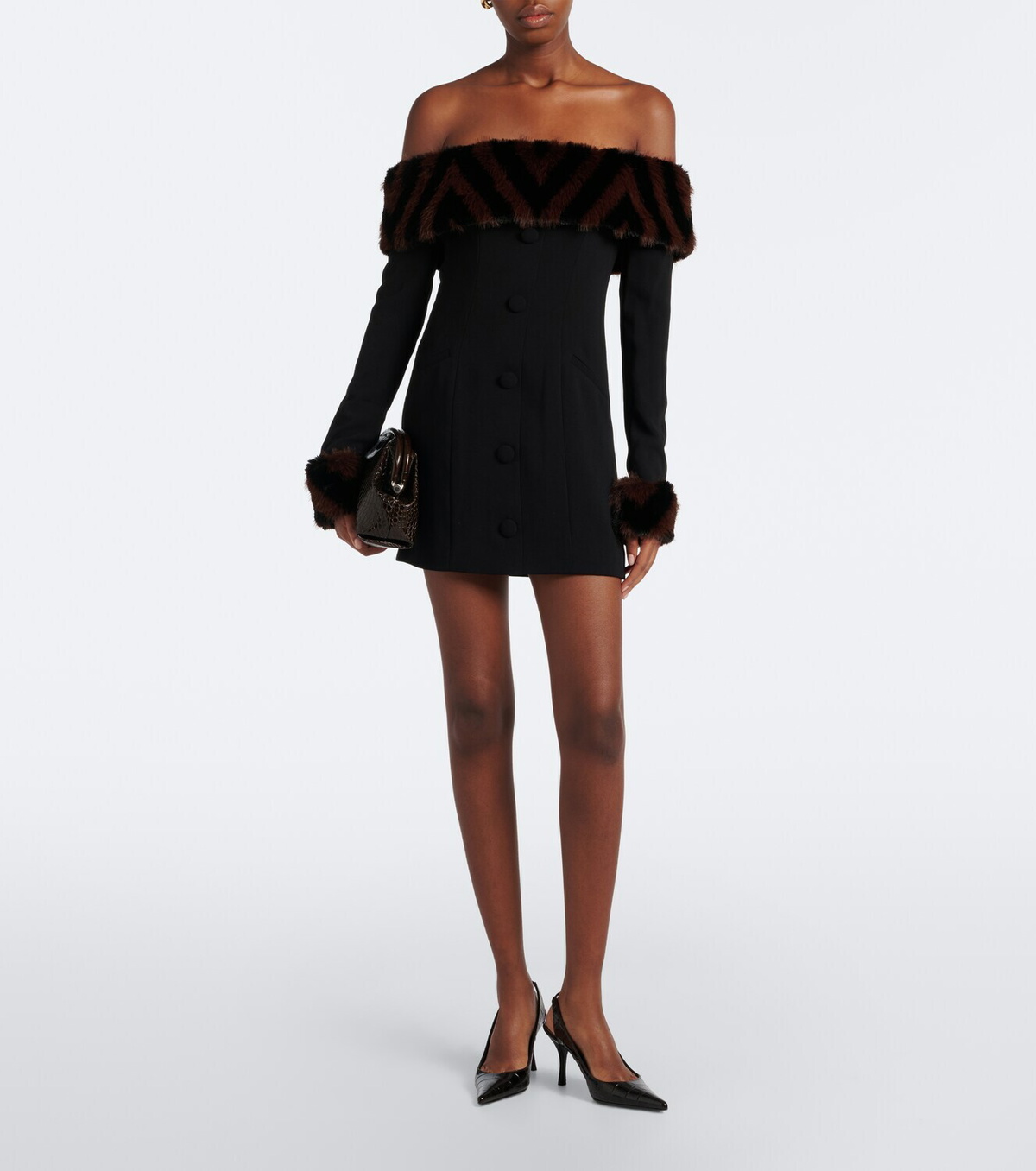 Retrofête Elspeth off-shoulder minidress