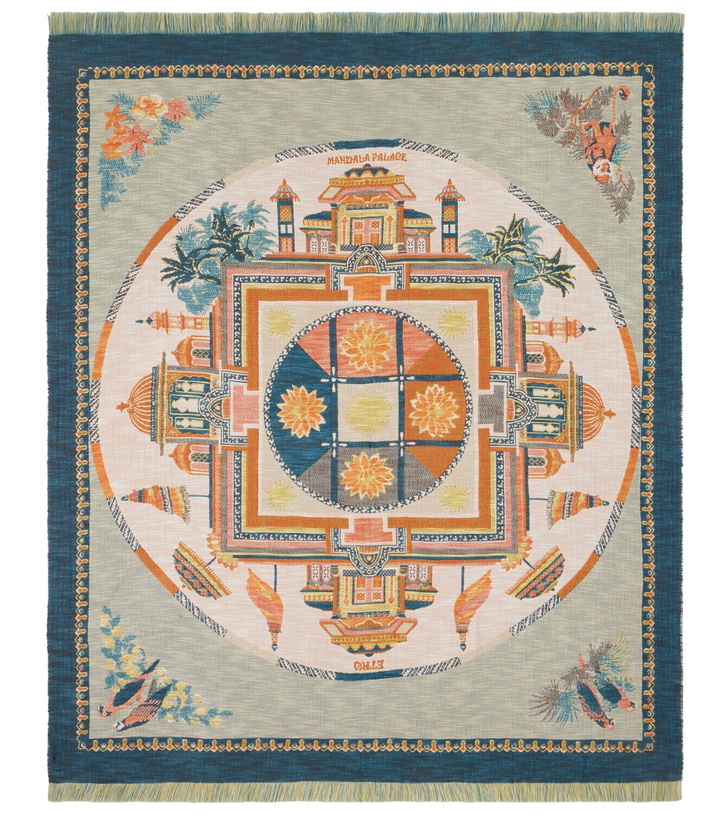 Photo: Etro Shanti embroidered cotton throw