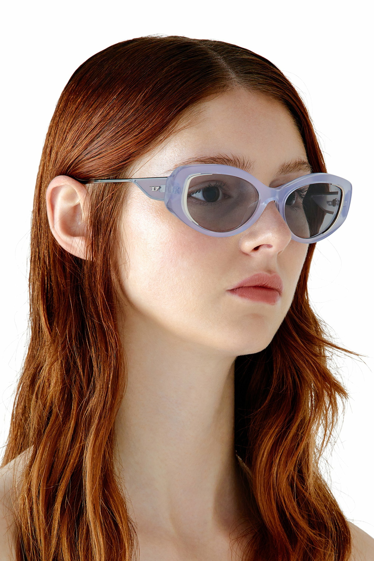 小物 DIESEL Cat-eye style sunglasses Diesel Cat-eye style sunglasses - Sunglasses - Unisex - Grey Diesel