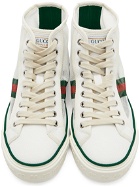 Gucci White Mesh 'Gucci Tennis 1977' High-Top Sneakers