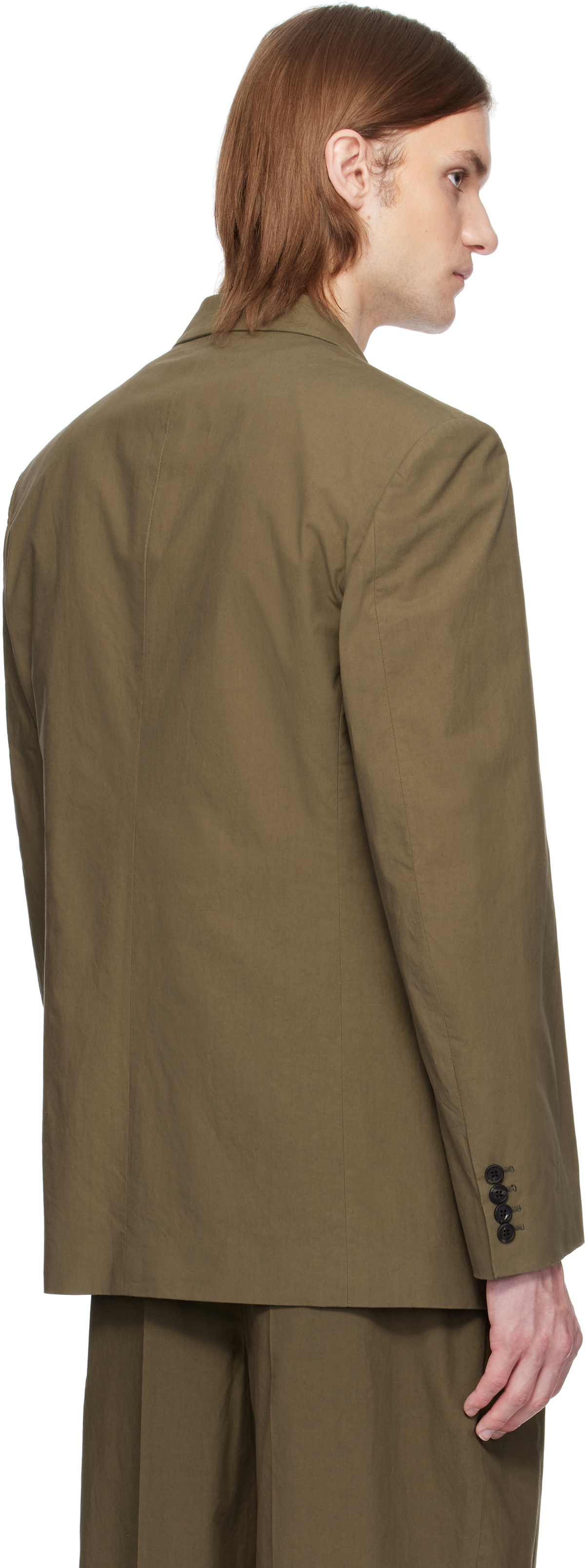 The Row Khaki Ritchie Blazer