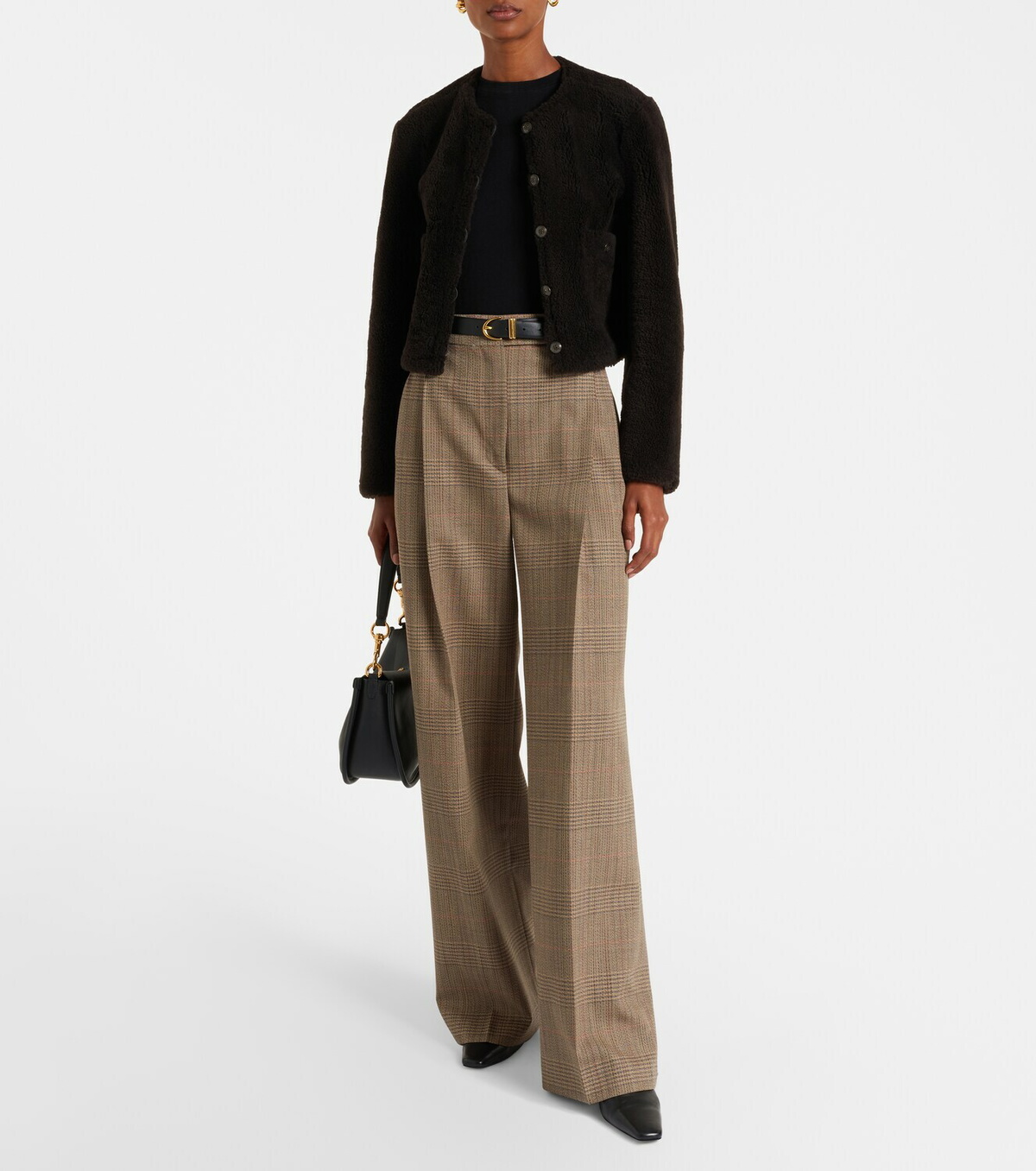 Dorothee Schumacher Soft Touch cropped reversible leather jacket