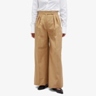 Max Mara Women's Corte Cargo Trousers in Brown