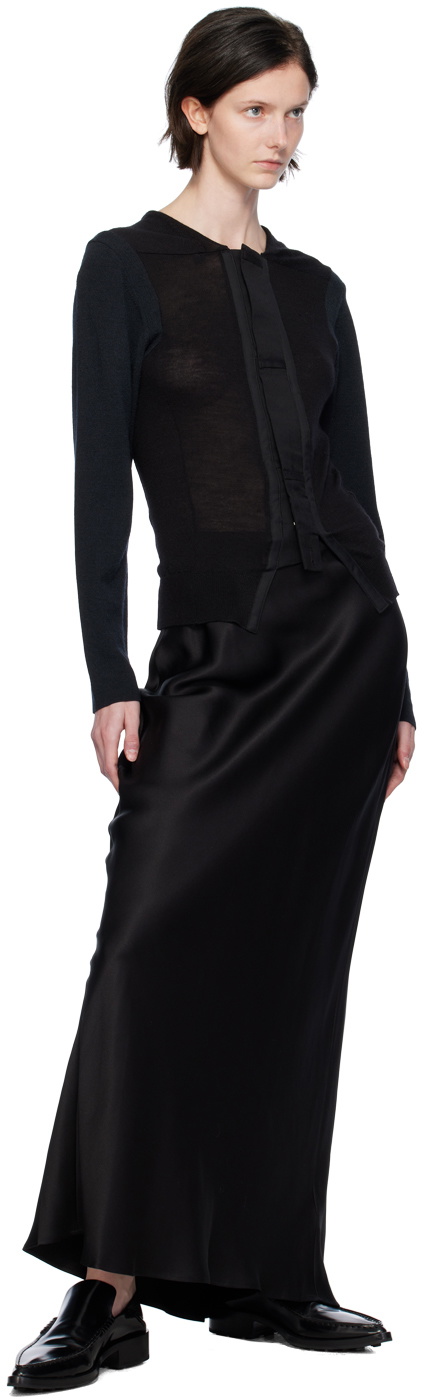 HODAKOVA Black Vented Cardigan