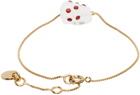 Marni Gold & Red Pietra Dura Bracelet