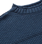 Drake's - Linen and Merino Wool-Blend Sweater - Blue