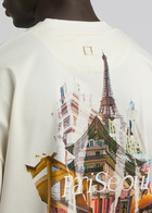 Wooyoungmi Printed Cotton T-shirt Ivory