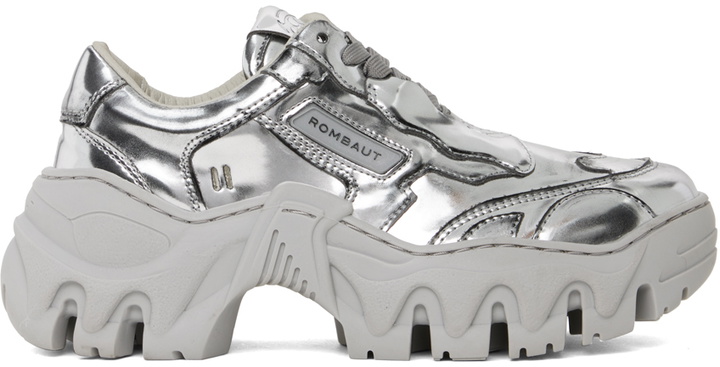 Photo: Rombaut SSENSE Exclusive Silver Boccaccio II Sneakers
