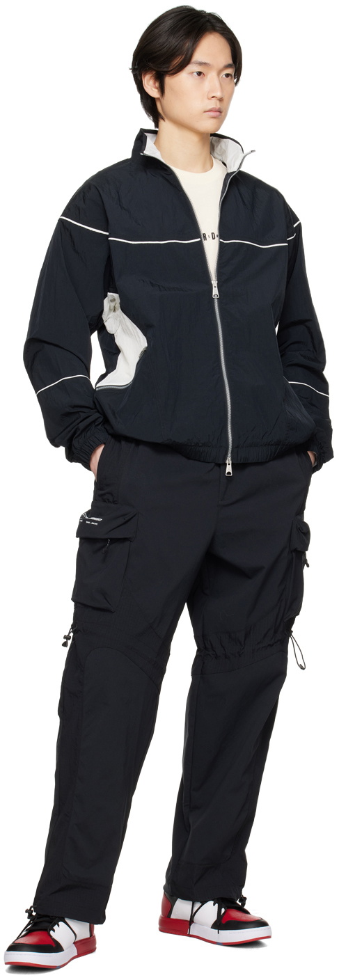 black nike warm up jacket