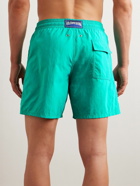 Vilebrequin - Moorea Straight-Leg Mid-Length Recycled Swim Shorts - Green