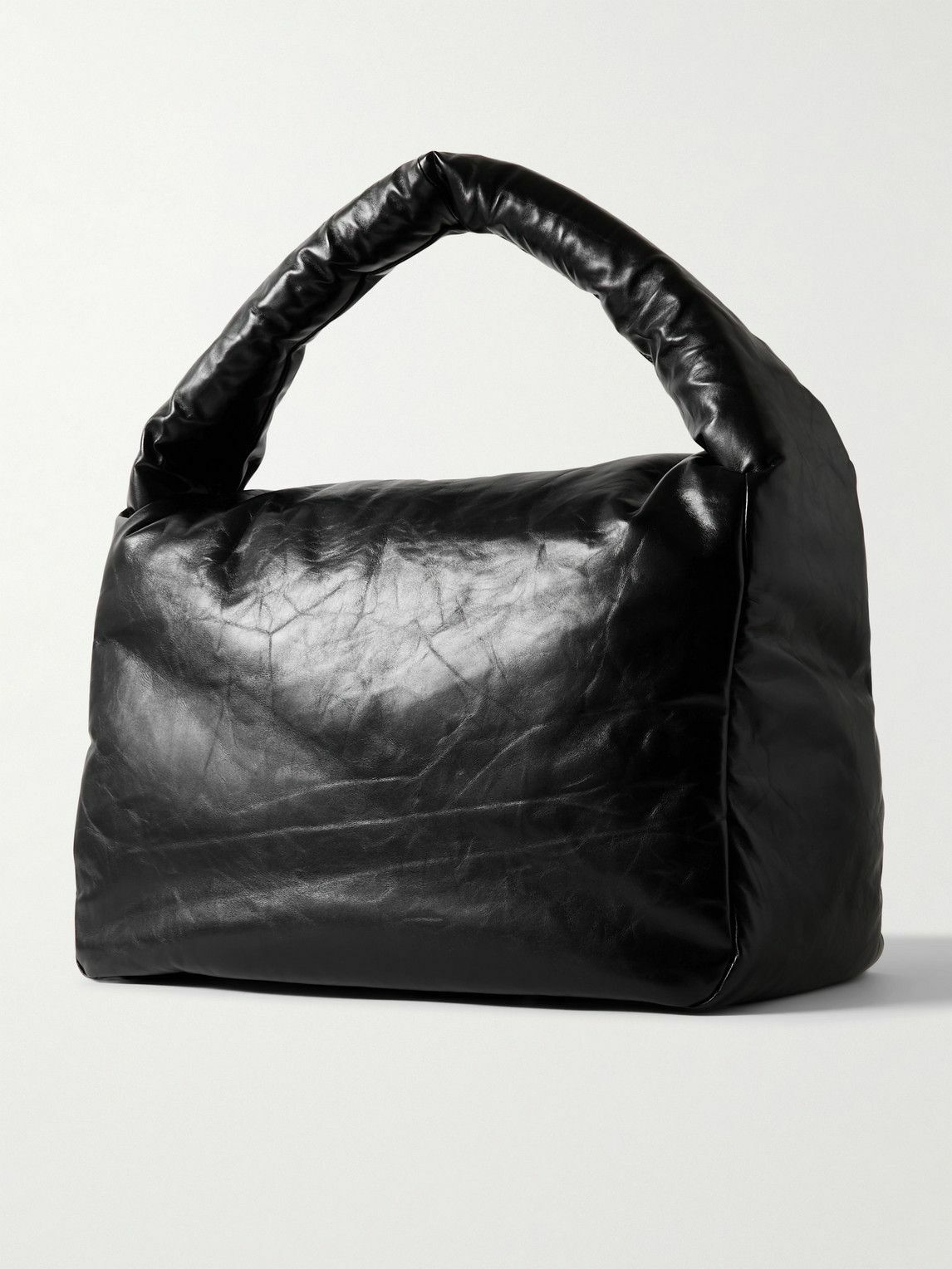 Balenciaga - Monaco Large Logo-Embellished Padded Crinkled