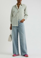 Frame Le Low Baggy Wide-leg Jeans Blue