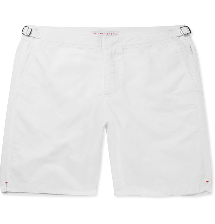 Photo: Orlebar Brown - Dane Long-Length Swim Shorts - White