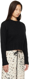 Moncler Black Alpaca Blend Turtleneck Sweater