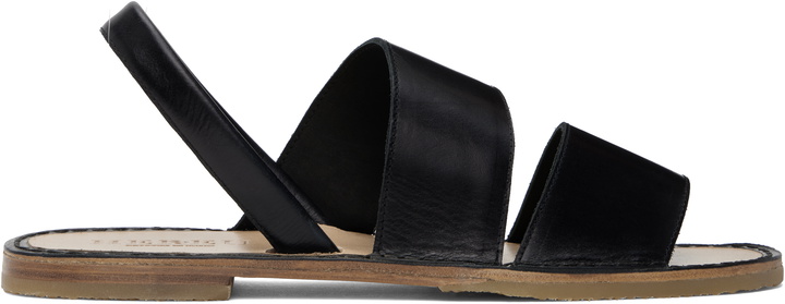 Photo: HEREU Black Aloc Sandals