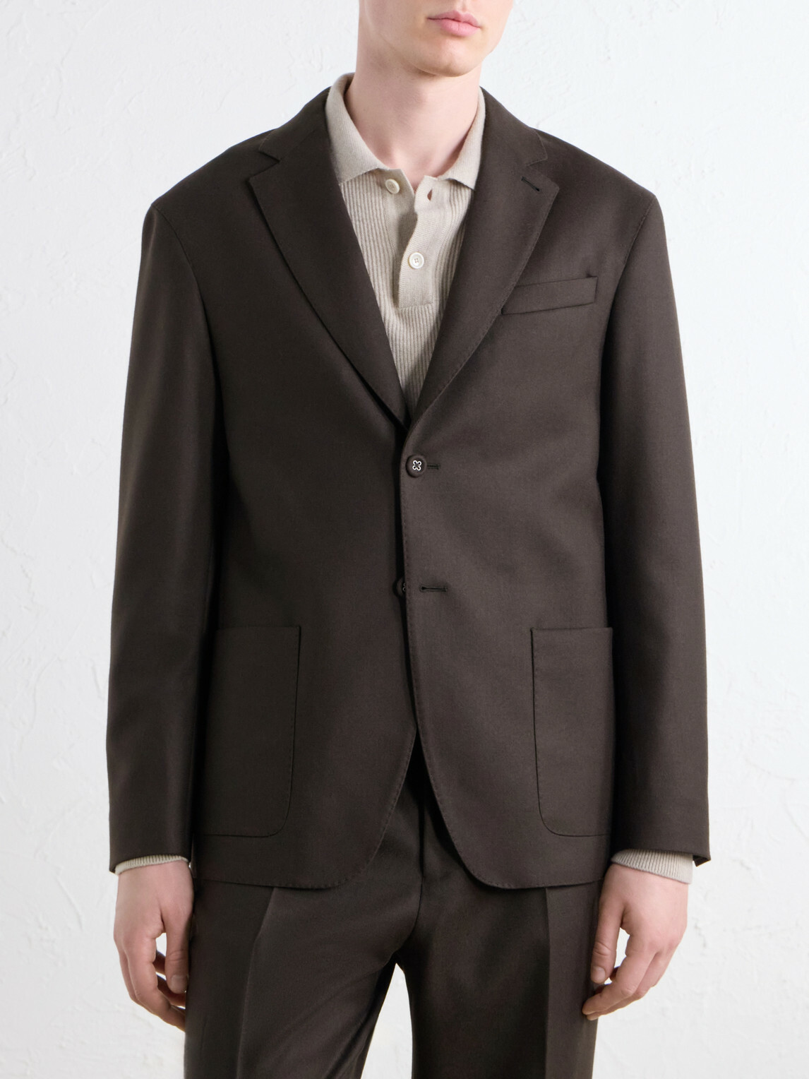 Officine Générale - Michel Wool-Twill Suit Jacket - Brown