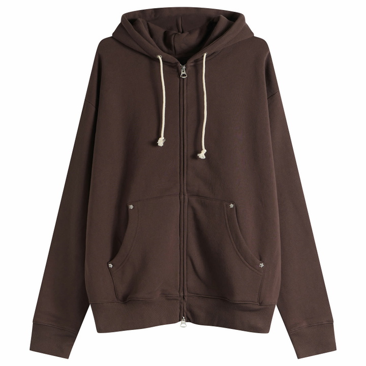 Photo: Larriet Men's G9 Zip Hoodie in Brown