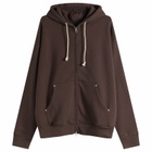Larriet Men's G9 Zip Hoodie in Brown