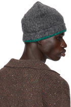 ERL Gray Pilling Overwashed Beanie