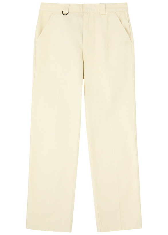 Photo: Percival Stay Press Auxiliary Cotton Trousers Cream