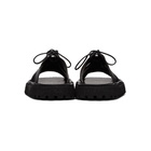 Marsell Black Gomme Sanpomice Lace-Up Sandals