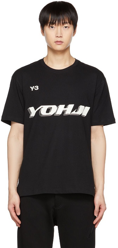 Photo: Y-3 Black Bonded T-Shirt