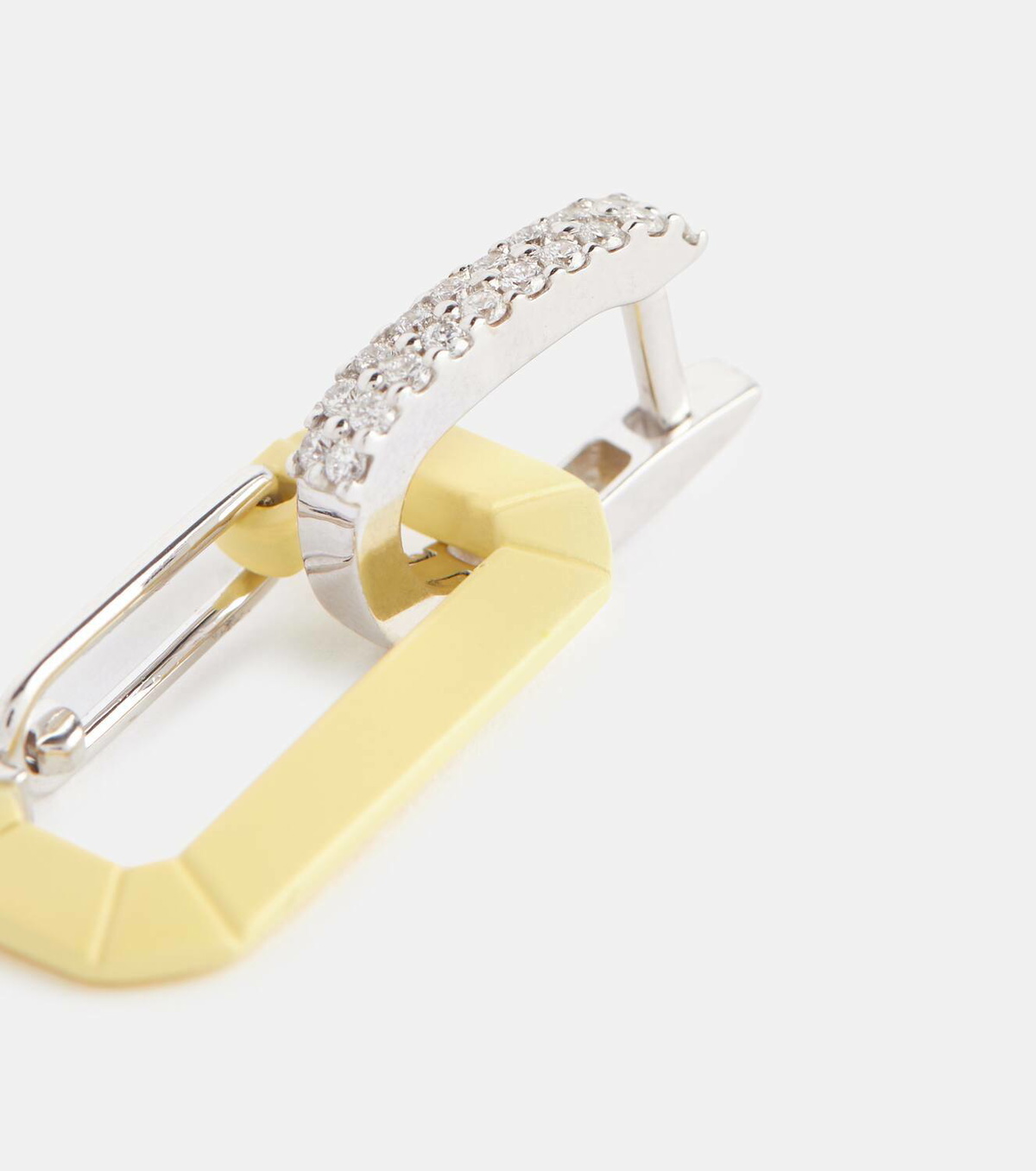 Eéra Chiara Small 18kt gold single earring with diamonds
