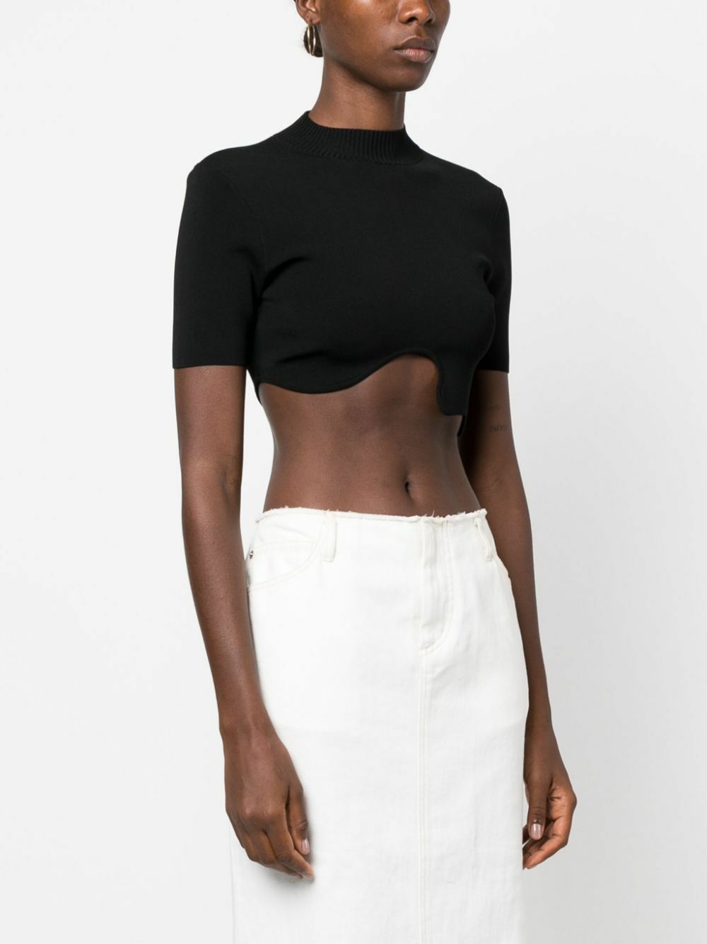 Christopher Esber Ribbed Crop Top Christopher Esber