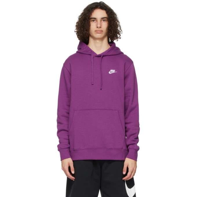 Photo: Nike Purple Sportswear Club Hoodie