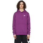 Nike Purple Sportswear Club Hoodie