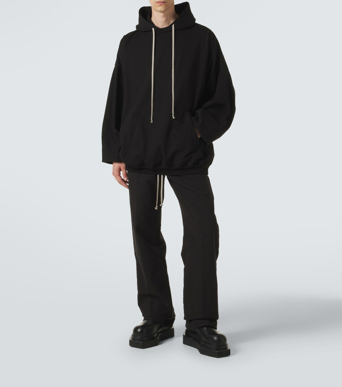 Rick Owens Dietrich cotton wide-leg pants