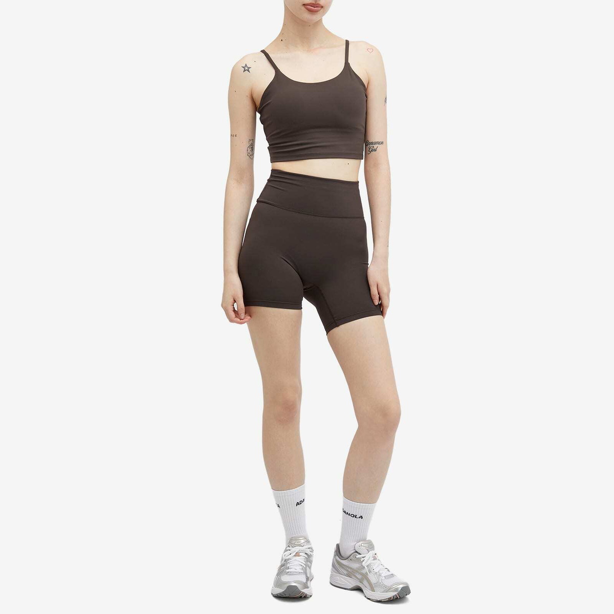Adanola Women's Ultimate Tank Bra Top in Coffee Bean
