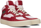 Rhude Red & White Cabriolets Sneakers