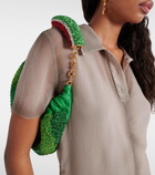 Loewe Squeeze Fruit Mini beaded leather tote bag