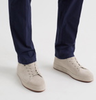 Loro Piana - Nuages Suede Sneakers - Gray