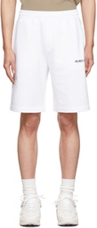 Helmut Lang White Core Shorts