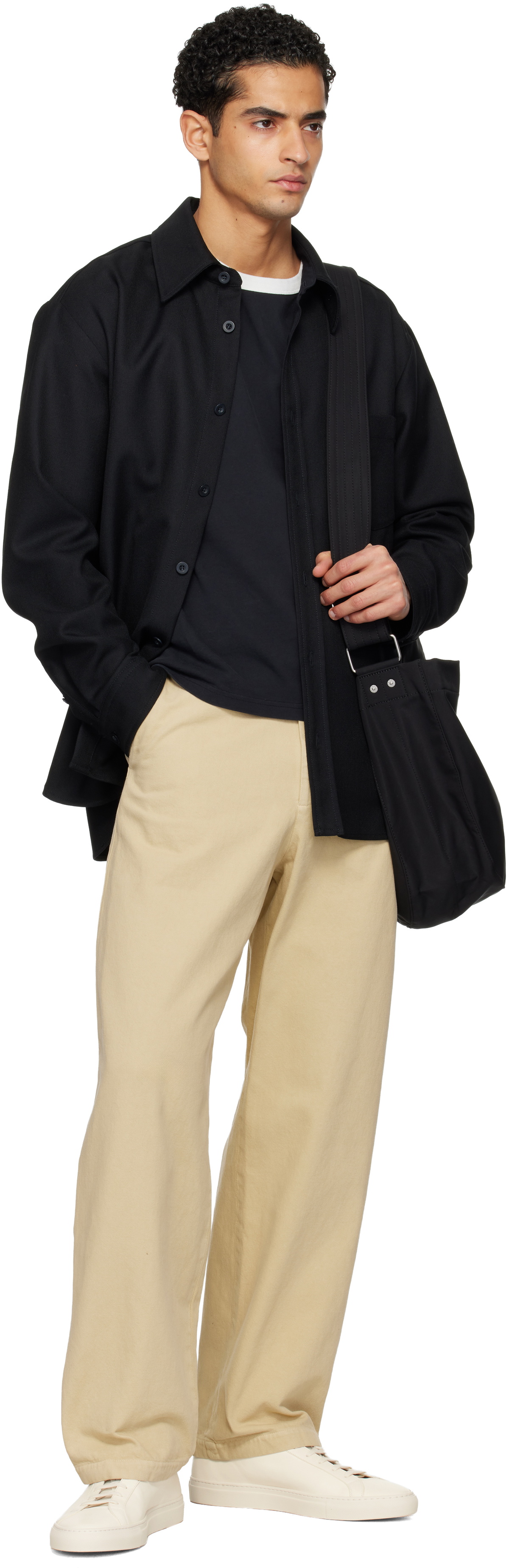 A.P.C. Black Journal Satchel