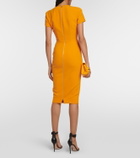 Victoria Beckham Crêpe midi dress