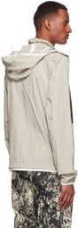 Arnar Már Jónsson Beige Nylon Jacket