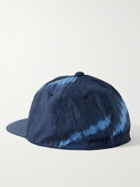 Blue Blue Japan - Tie-Dyed Crinkled-Nylon Baseball Cap - Blue