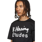 Etudes Black Keith Haring Edition Unity Patch T-Shirt