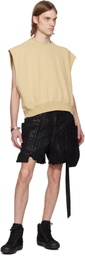 Rick Owens DRKSHDW Beige Hollywood SL Jumbo Tatlin Vest
