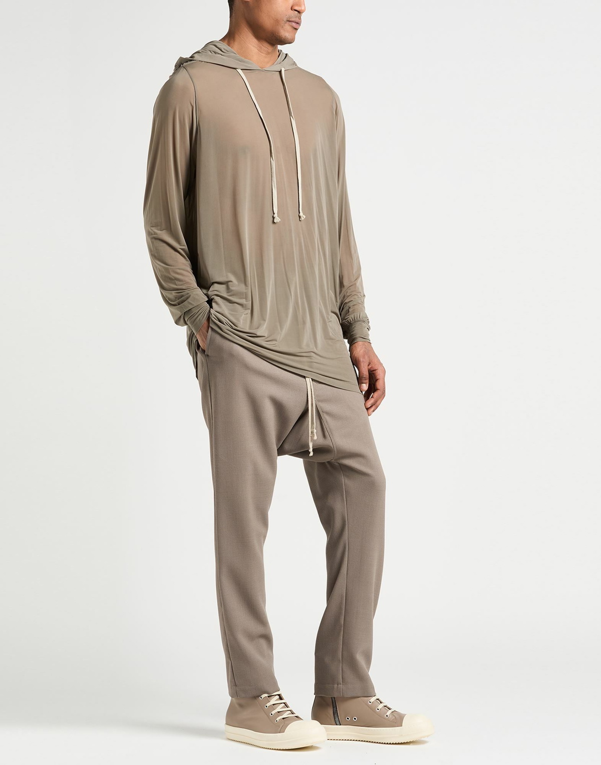 Rick Owens Mens T-shirt Taupe