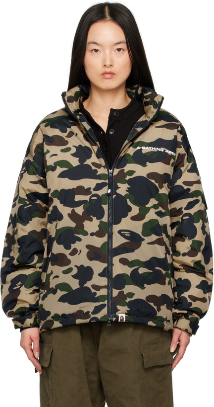 Photo: BAPE Khaki 1st Camo Down Jacket